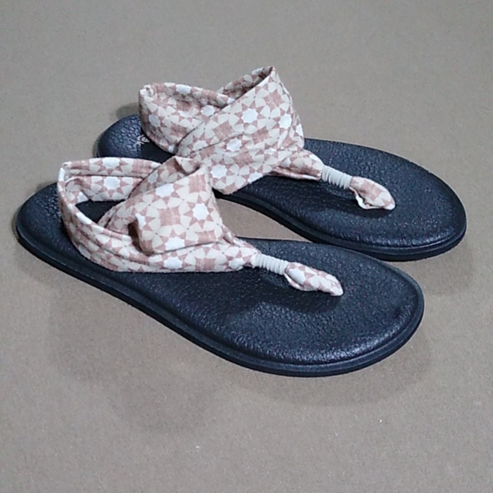 Sanuk yoga sling sandal flip flops women’s size 10
